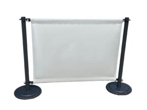 Café Barrier Santa Ana - Powder Coated With Wheels