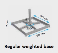 regular weighted base for Quattro T