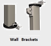 wall brackets for Quattro T large cantilever parasol