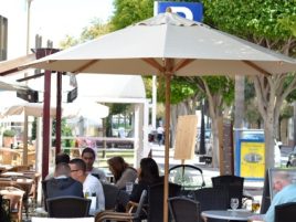 Levante-3m-round-parasol-Marbella-Spain